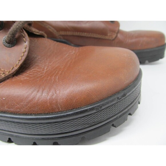 Birkenstock Footprints Mens Brown Leather Lace Up Ankle Boots Size US 8.5 EU 42 - Picture 5 of 16